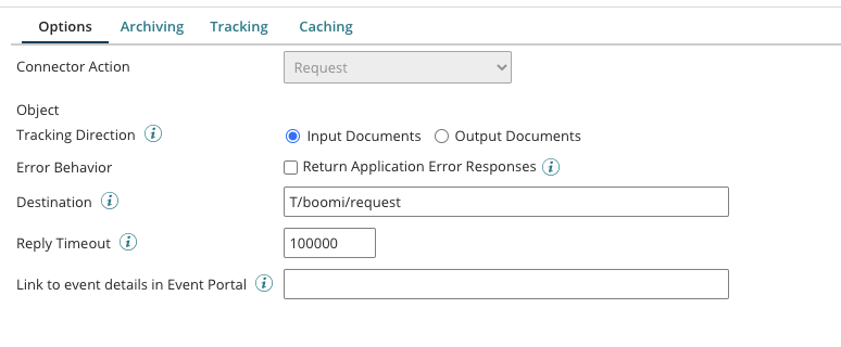 Solace Request Operation - sample data