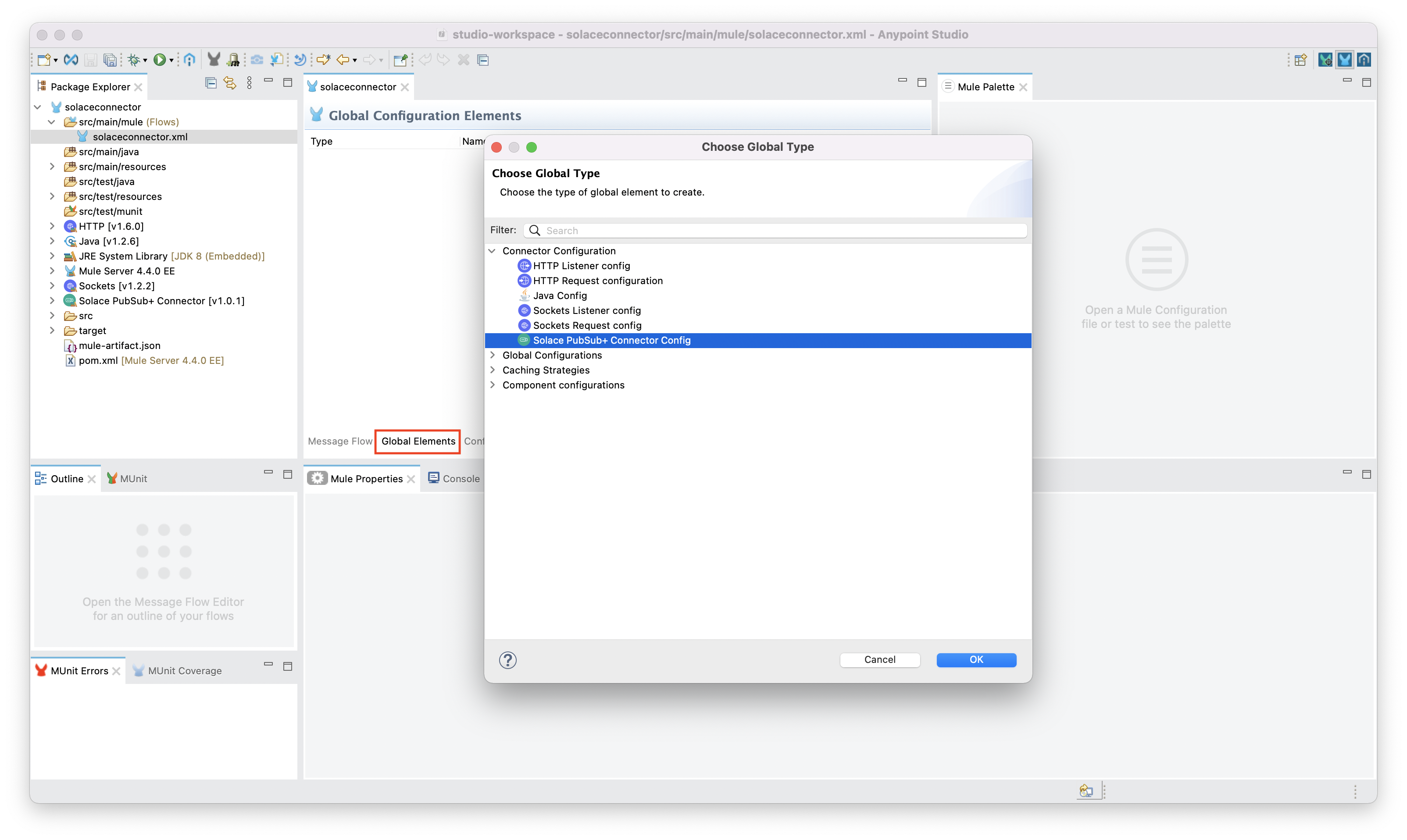 Solace PubSub+ Connection configuration solace-connector-configration